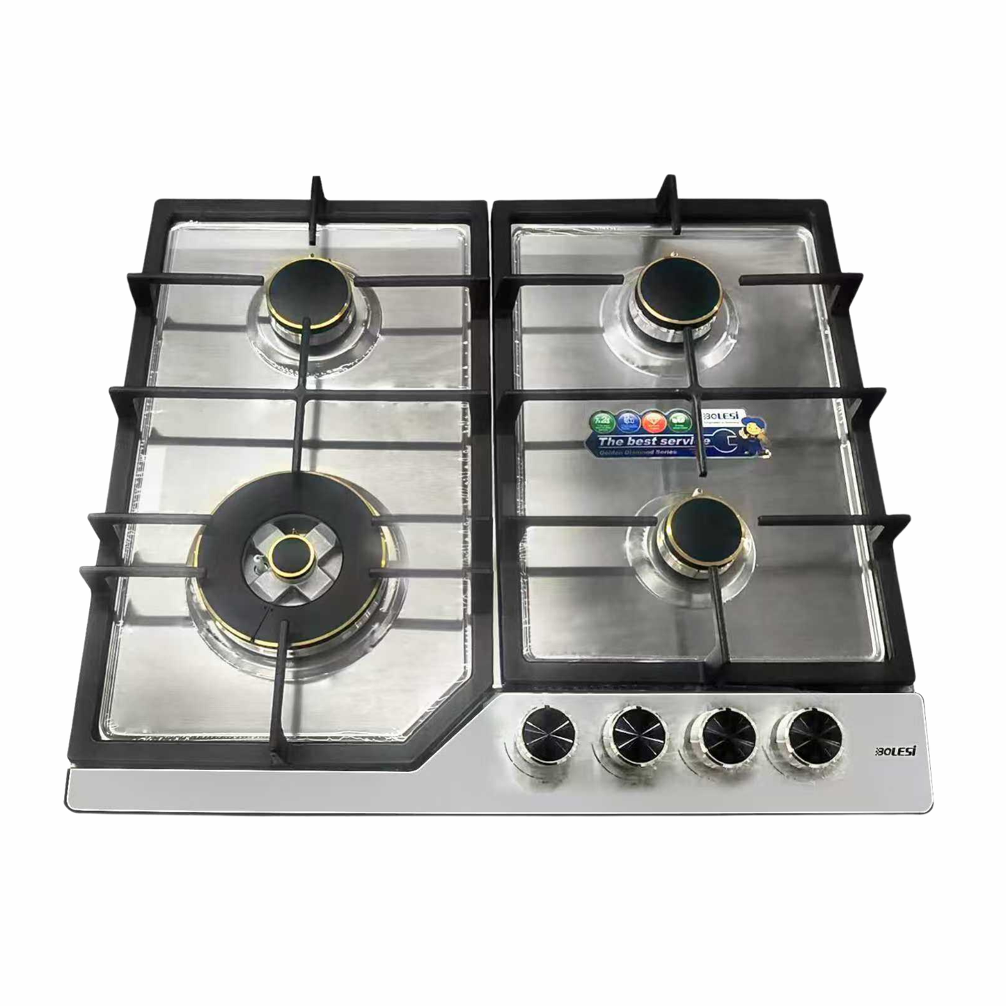 BOLESI BUILT IN GAS HOB (Triple Ring Wok Burner)