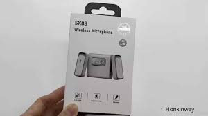 New SX88 2.4G Magnetic Small Wireless Clip-on Two Clip on Microphone Digital Clip Microphone