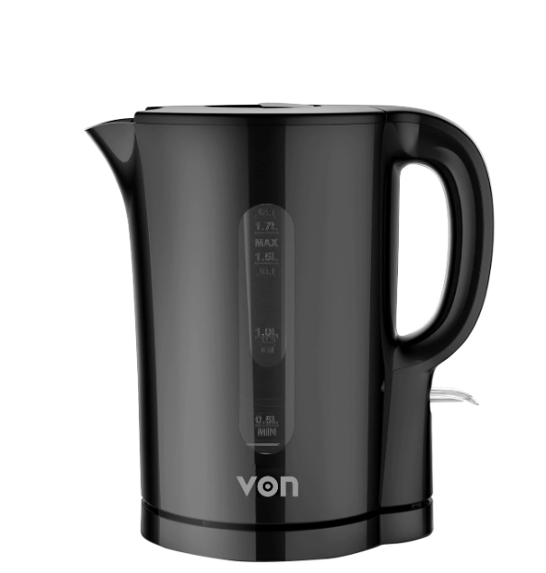 VON 1.7L Upright Corded Kettle – 2200W ( VKCL17CDB)