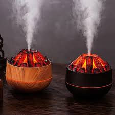 Charcoal Fire Cold Mist Humidifier,Air Humidifier for Home