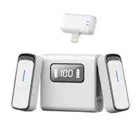 New SX88 2.4G Magnetic Small Wireless Clip-on Two Clip on Microphone Digital Clip Microphone