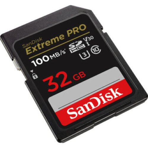 SanDisk 32GB Extreme PRO UHS-I SDHC Memory Card (100mb/s)