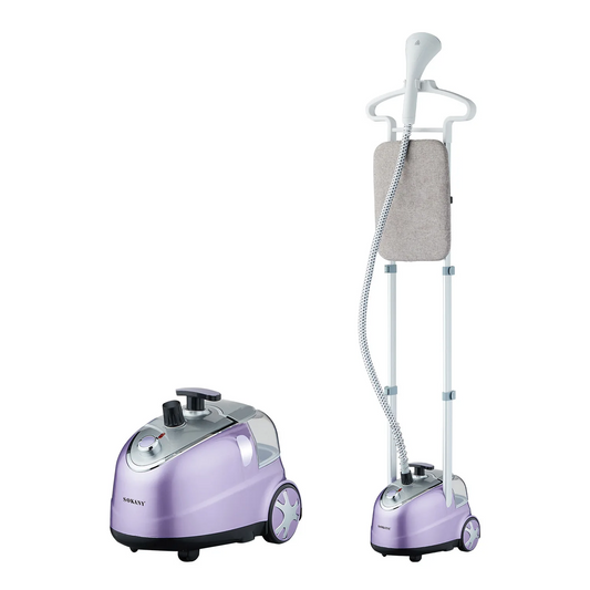 Sokany SK-12007 Professional Upright Garment Steamer – 2.0 L Water Tank, 2000 W Continuous Steam Fabric Steamer