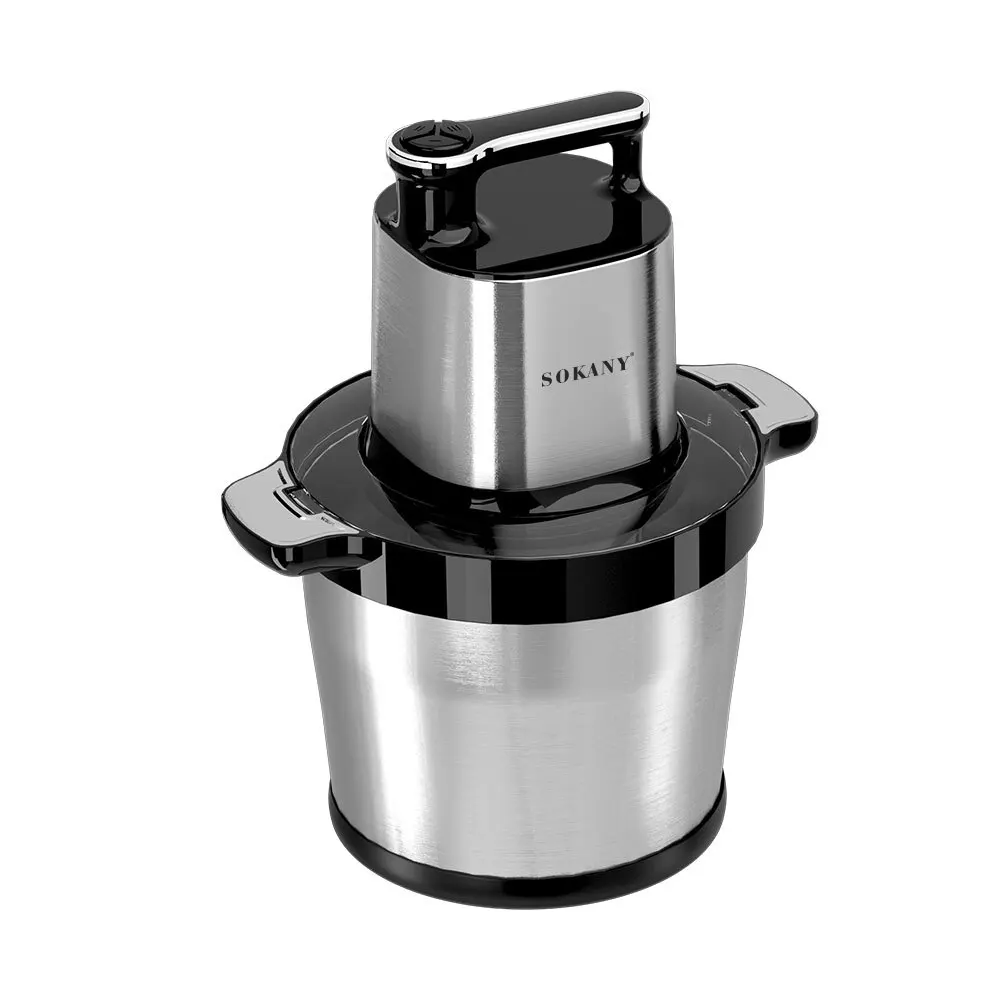 Sokany SK-7088 Electric Kitchen Chopper & Blender – 1500 W Powerful Motor, 8 L Stainless Steel Bowl, 3-Speed Multifunction Processor