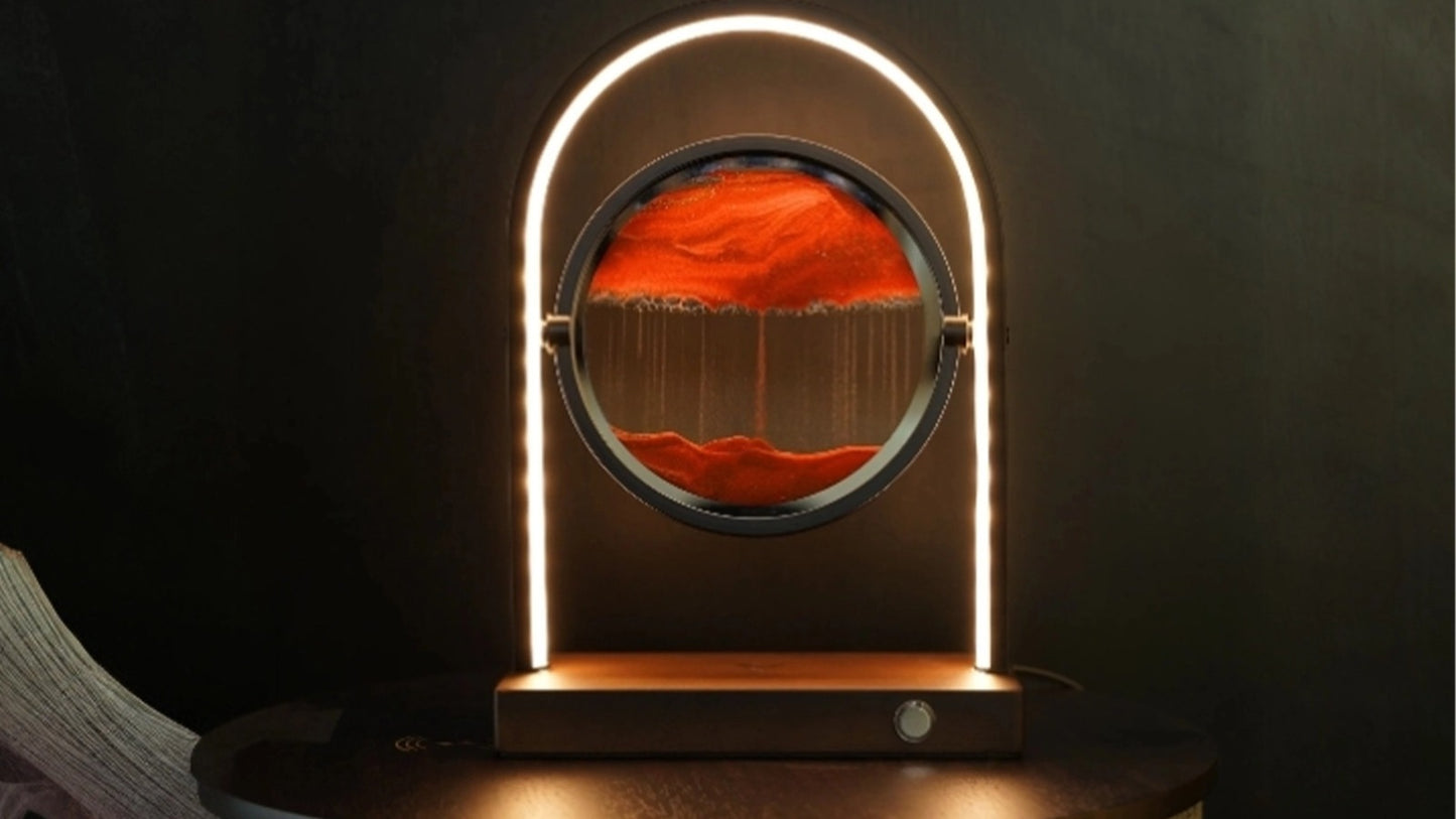 Sand Led Art Lamp with Wireless Charger