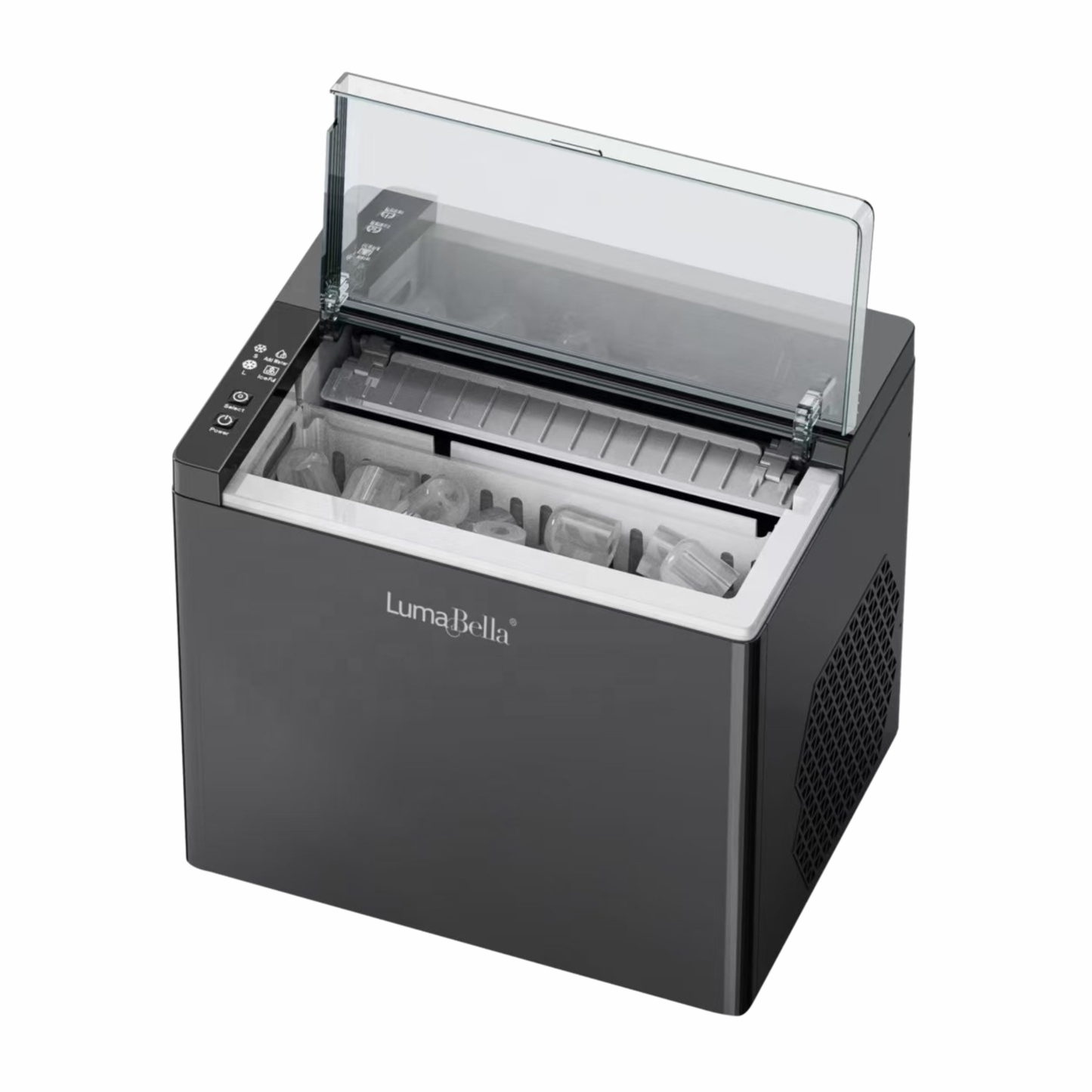 LumaBella LB‑53026 Stainless Steel Ice Maker