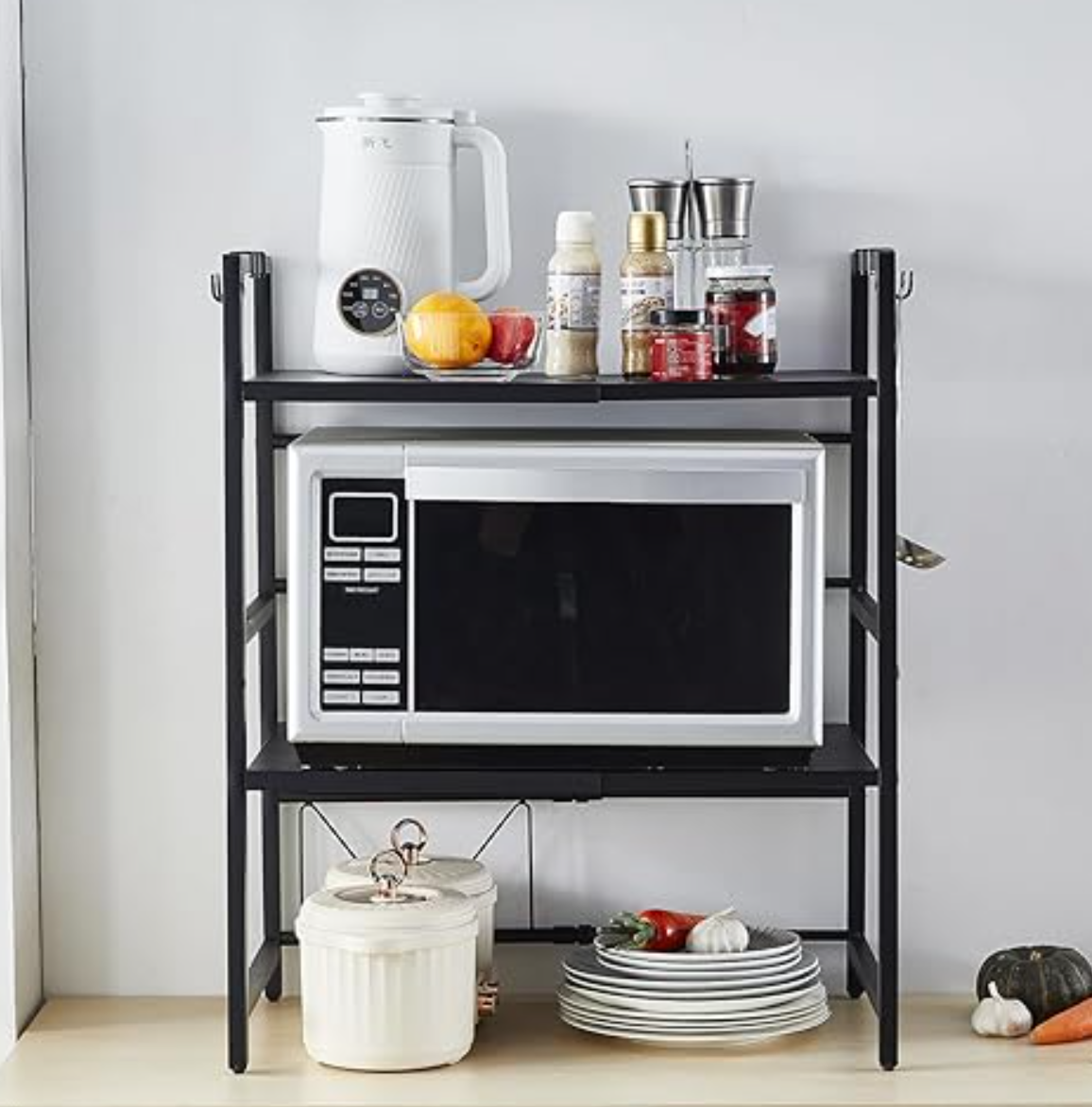 2 TIER MICROWAVE RACK