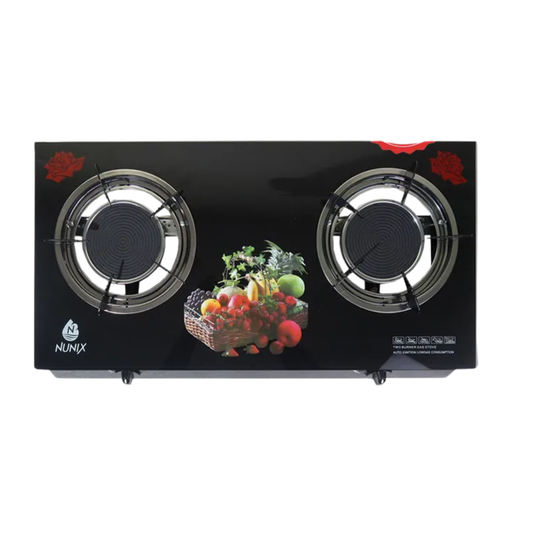 Nunix G1-004 Infrared 2-Burner Tabletop Gas Cooker