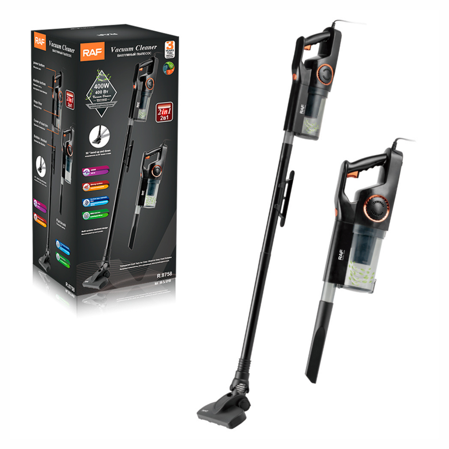 RAF R.8758 Handheld Vacuum Cleaner