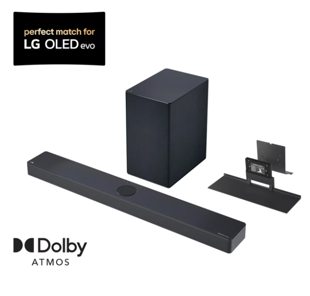 SC9S LG Soundbar C for TV with Dolby Atmos® and Synergy Bracket 3.1.3 channel, Best OLED matching