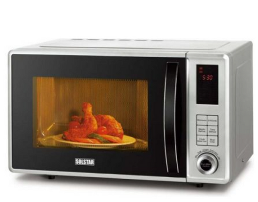 SOLSTAR 23MA8DGSLBSS 23L Grill Microwave Oven