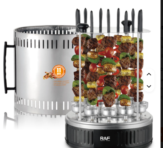 RAF Electric Skewers Grill 1500W R.8628