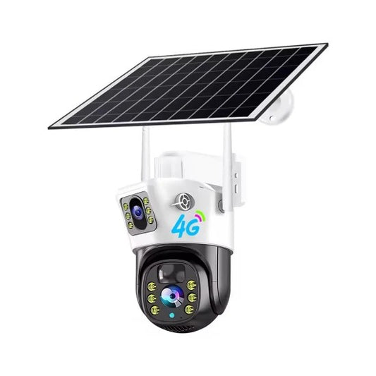 4K 8MP HD Wifi PTZ Outdoor Camera Dual Lens Dual Screen AI Auto Tracking P2P ICSEE Audio Video Surveillance Network Camera