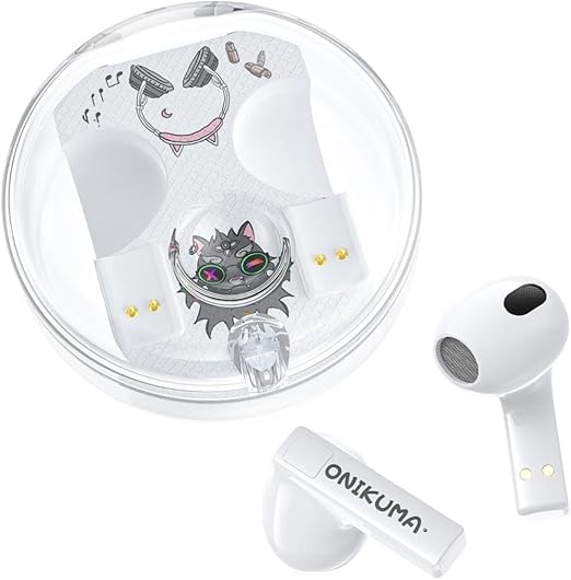ONIKUMA T301 TWS Cartoon Earphone Touch Control Wireless Bluetooth-compatible 5.3 Headset Sports Earbuds Gaming Headset Gamer With Mic