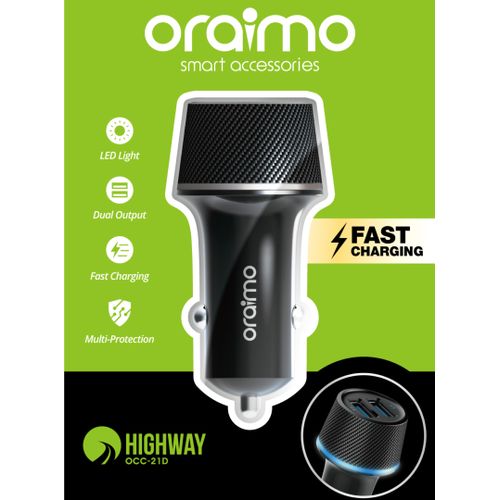 Oraimo OCC-32D Boulevard 18W Car Charger
