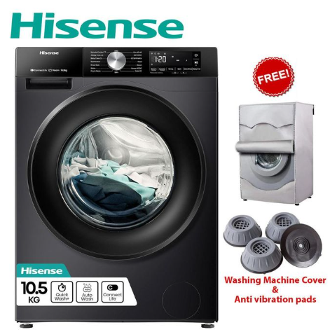 HISENSE  10.5 /6KG FRONT LOAD WASHER DRYER