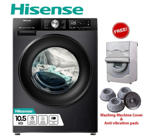 HISENSE 10.5KG FRONT LOAD WASHING MACHINE