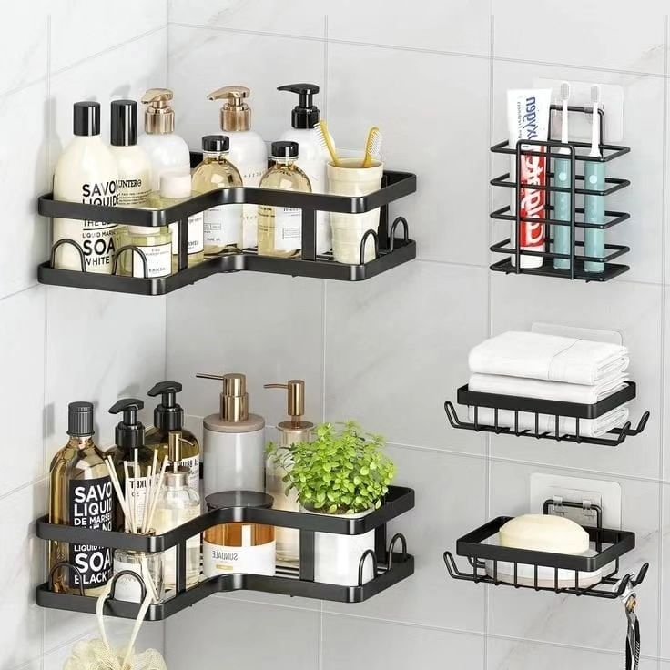 5-Piece Shower Caddy Shelf