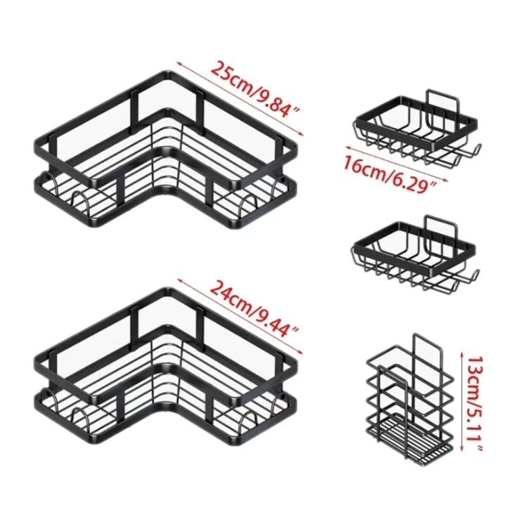5-Piece Shower Caddy Shelf