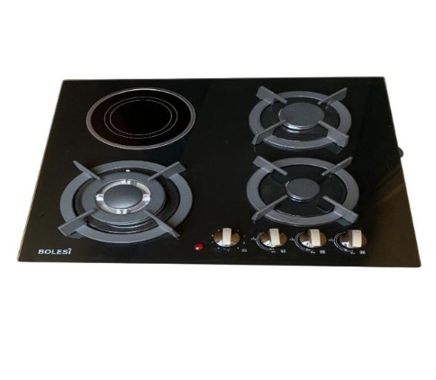 Bolesi Built-In Gas Hob 3G + 1E – Powerful & Stylish Cooking