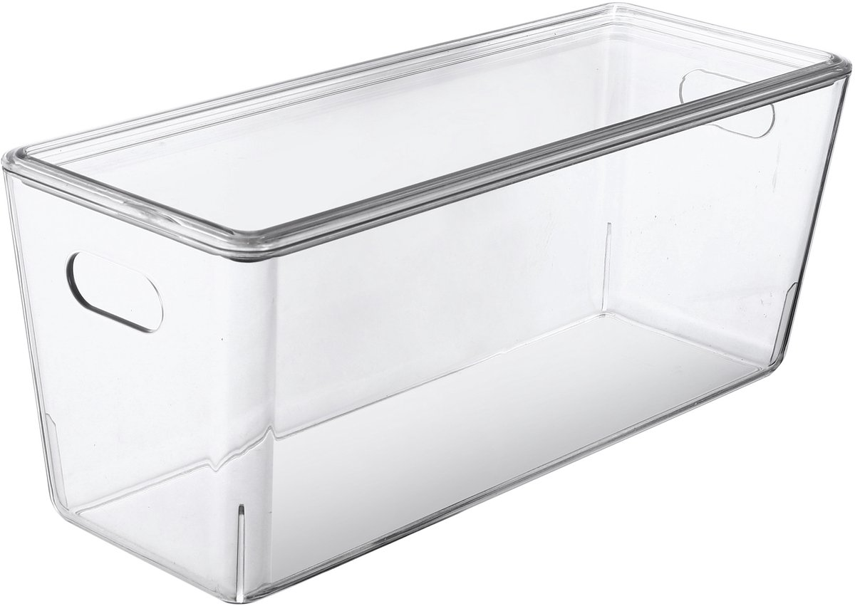 rectangular plastic storage container