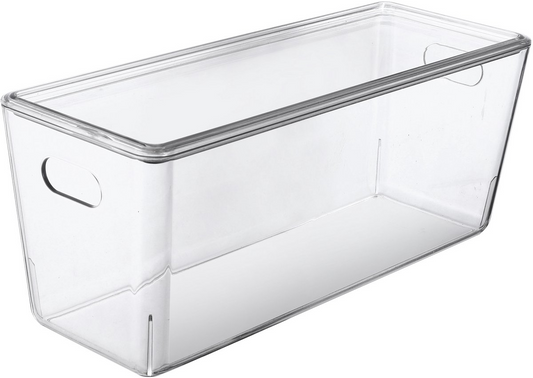 rectangular plastic storage container