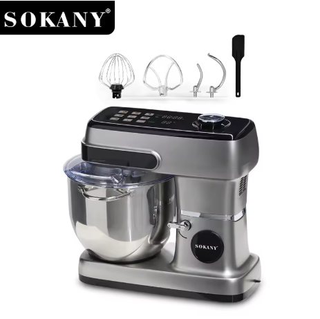 Sokany SK‑05014 Digital Stand Mixer – 12 L Stainless Steel Bowl, 2200 W Powerful Motor, Digital Timer & Controls