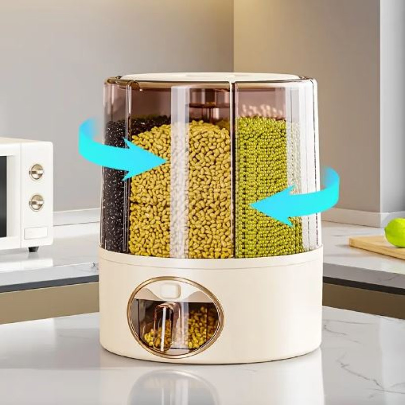 CEREAL DISPENSER ROTATING