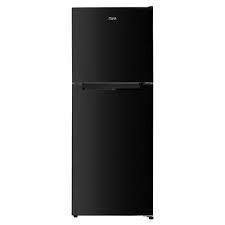 Mika 197L 2-Door Top Mount Freezer – No Frost, Sleek Inox Dark Matt Finish