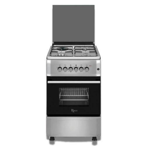 Roch RECK‑531‑SS 50 × 55 cm Cooker — 3 Gas Burners + 1 Electric Hot Plate with Electric Oven & Rotisserie