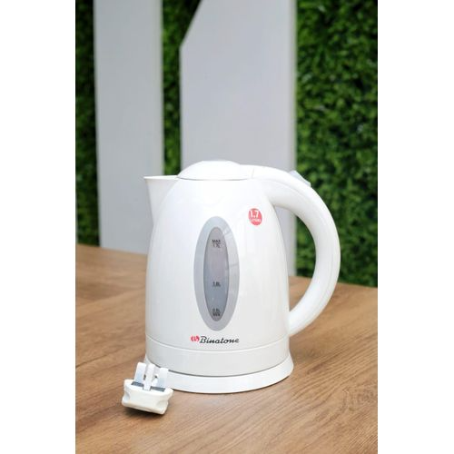 Binatone CEJ‑1730 1.7 L High‑Speed Electric Kettle — 2000 W Stainless Steel Water Boiler