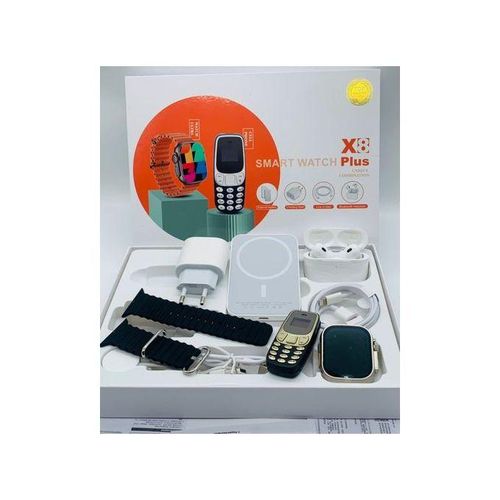Watch X8 Plus 8 Combination With Smart Phone, 25w Pd Fast Charge Wireless Charge X8 Unique Combination Smart