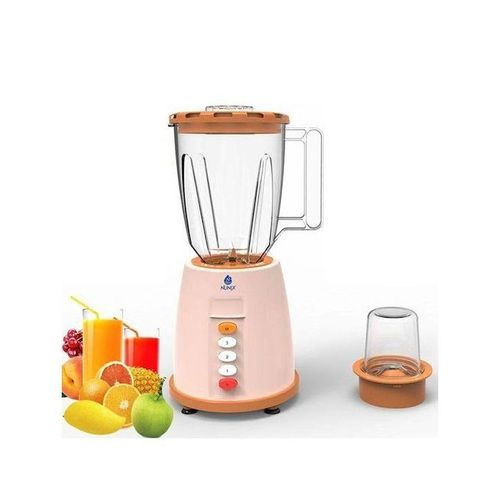 Nunix AK-100 2-in-1 Blender & Grinder – 350 W Motor, 1.5 L Jug Capacity with Overheat Protection