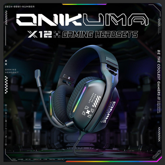 [ONIKUMA] HEADPHONES - X12