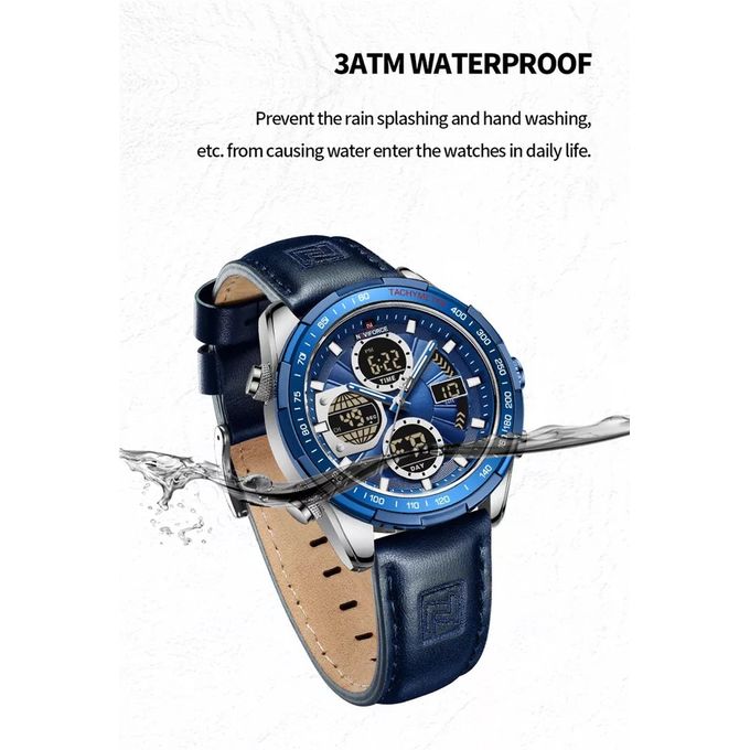 Naviforce Top Brand Luxury Men Watch Quartz Digital Male Clock