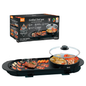 RAF R.5413 Electric Grilled 2-in-1 Hot Pot BBQ Grill – Multifunctional with Double Pot Design