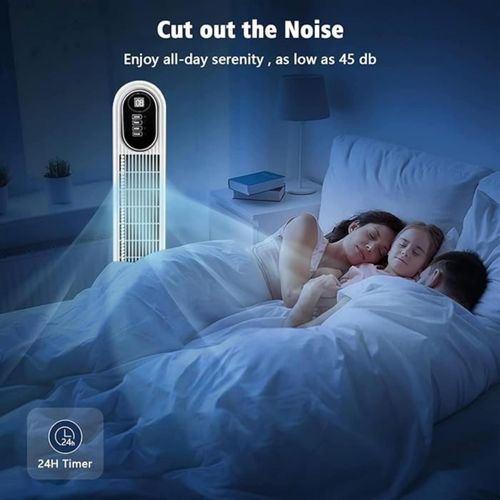 Windsor TF32Y‑1R 32″ Tower Fan — Remote Control with LED Display & Timer