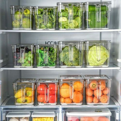 Fridge organizer with handle