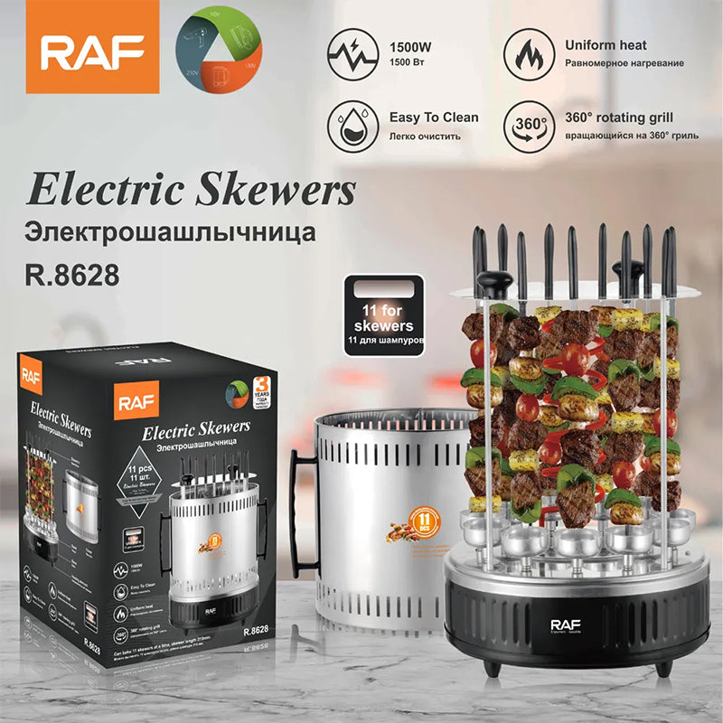 RAF Electric Skewers Grill 1500W R.8628