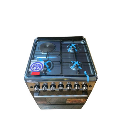 Roch RECK‑531‑SS 50 × 55 cm Cooker — 3 Gas Burners + 1 Electric Hot Plate with Electric Oven & Rotisserie