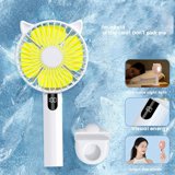 V10 PRO 1200mAh Handheld Standable with Digital Display Multi-Function Convenient Portable Fan