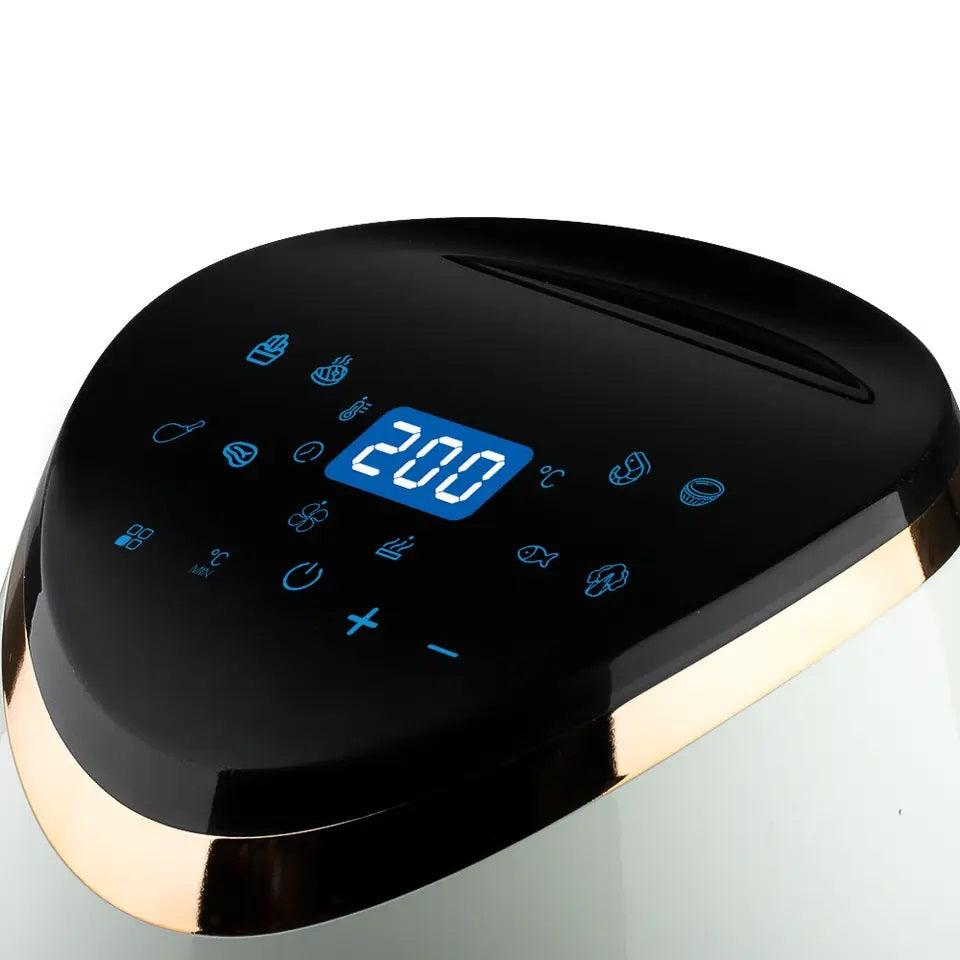 New Design Smart Automatic Touch Screen Electrical Digital Air Fryer RAF 5.8L Air Fryer