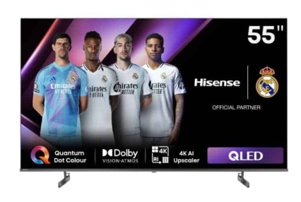 HISENSE  55’ QLED Tv
