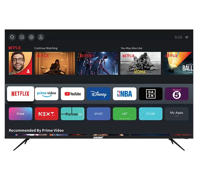 55'' Vision plus 4K  smart tv