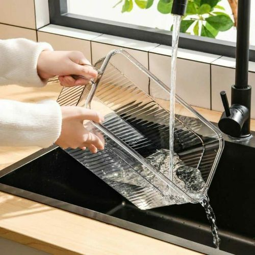 Fridge organizer with handle