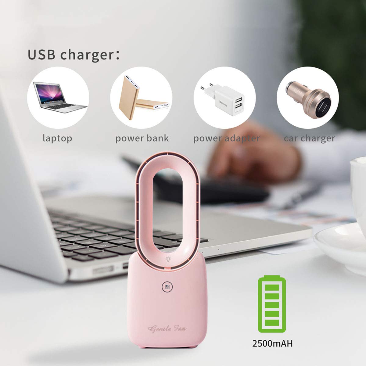 KONKA BLADELESS DESK FAN
