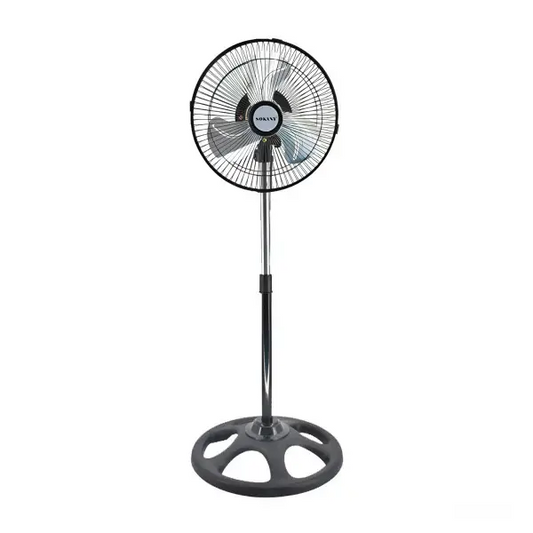 Sokany SK‑19047 18″ Stand Fan-Adjustable Oscillating Floor Fan with 3 Speeds