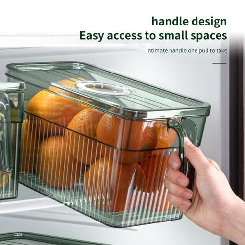 Fridge organizer with handle