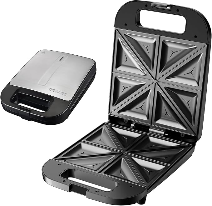 Sandwich Maker SK-08102  Double Side Heating (LED Lamp)