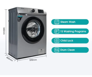 HISENSE WASHNG MACHINE 7KG FRONT LOAD